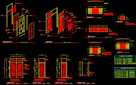 Detalles Constructivos De Puertas Y Ventanas En Autocad La Geserkentucky