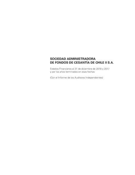 PDF SOCIEDAD ADMINISTRADORA DE FONDOS DE CESANTÍA DE Estados de