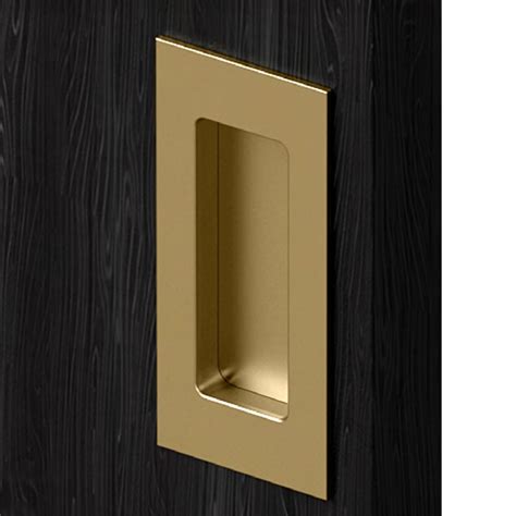 Solid Brass Flush Pulls Solid Brass Flush Pull In Polished Brass Deltana Hardware Fp40u3