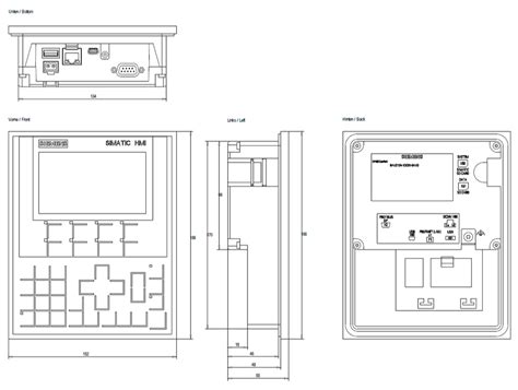 Model Name Number 6AV2124 1DC01 0AX0 SIEMENS KP400 COMFORT HMI 4 3 In