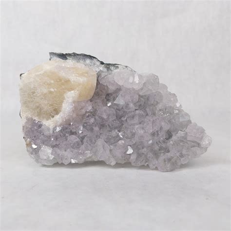 Amethyst Calcite Crystal Specimen