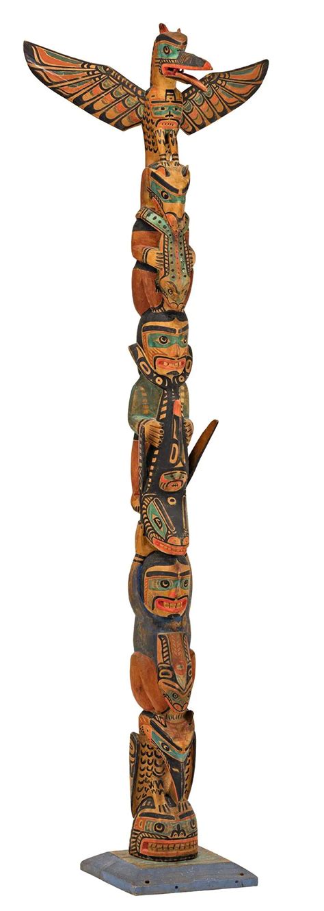 Charlie James Monumental Model Totem Pole C 1920 Dec 01 2020