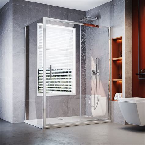 Buy ELEGANT 1200 X 700 Mm Sliding Shower Door 6mm Glass Shower