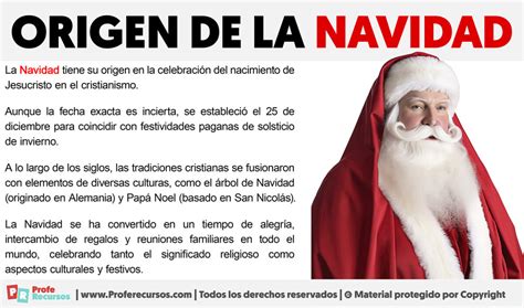 El Origen De La Navidad