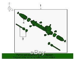 Genuine Toyota Sienna Power Steering Gear Rack Pinion 44250 08041