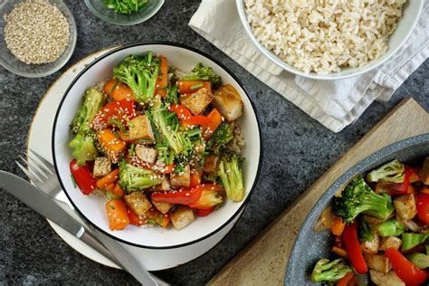 Stir Fry Rápido Com Tofu E Legumes Vegan And Colors