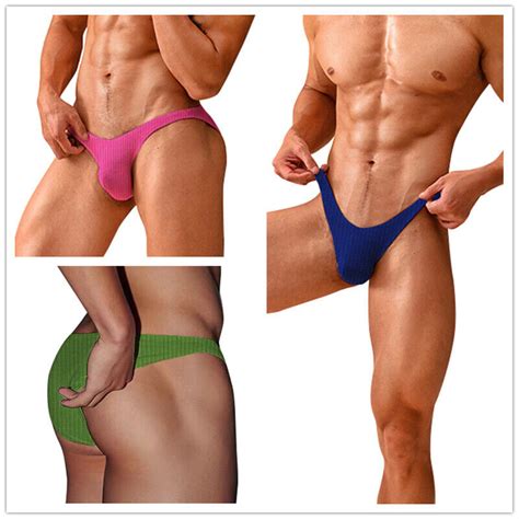 Sexy Herren Unterwäsche Baumwolle Shorts Bequeme Herren Slips Bikini