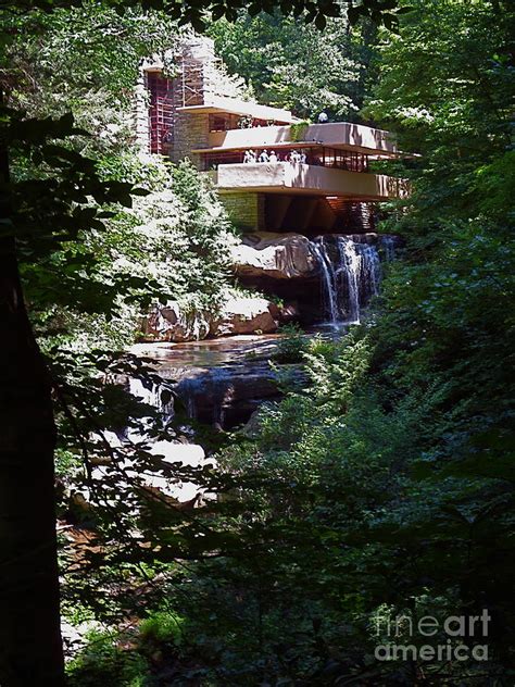 Frank Lloyd Wrights Falling Waters In Penn Photograph By Robert