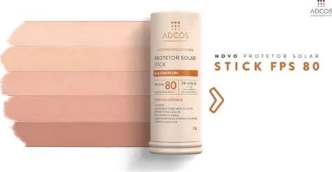 Protetor Solar Adcos Stick Fps Cor Beautybox