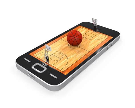 Basketball Court 3d Illustration Stock Illustrations 1041 Basketball