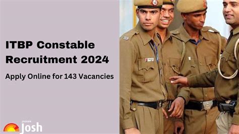 ITBP Tradesman Recruitment 2024 Notification Out Apply Online For 143