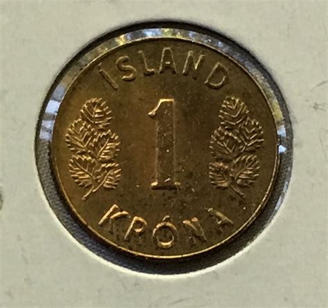 1971 Iceland 1 Krona - For Sale, Buy Now Online - Item #153450