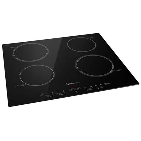 Cooktop de Indução 4 Bocas Midea Desea CYAD42 Timer Preto 220V