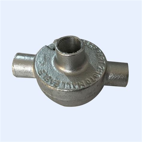 Through Way Circular Boxes Malleable Iron Malleable Gi Box And