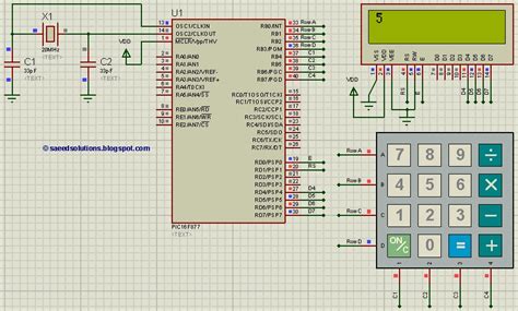 How To Interface Keypad With Pic16f877