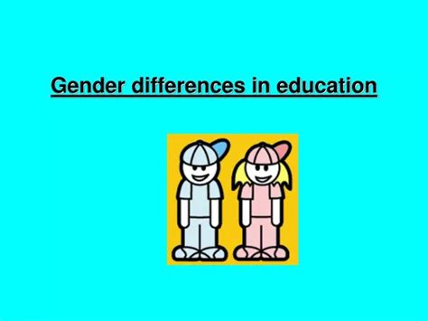 Ppt Gender Differences In Education Powerpoint Presentation Free