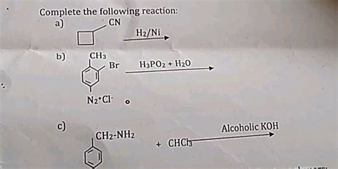 Identify Z In The Following Series C2H5I KOH Alcoholic X Br2 Y KCN Z