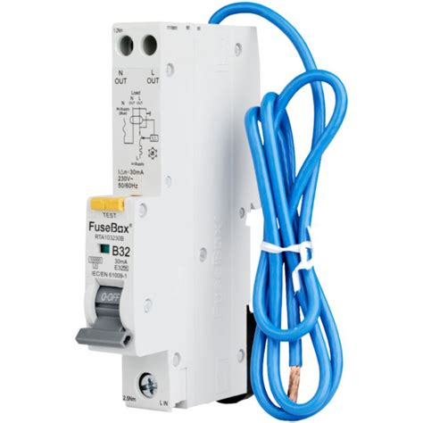 Fusebox A Rcbo B Curve Single Pole Type A Rta B