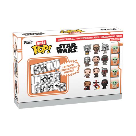 Buy Bitty Pop Star Wars The Mandalorian 4 Pack Series 1 At Funko