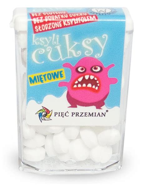 Pięć Przemian cukierki z ksylitolu ksylicuksy o smaku miętowym