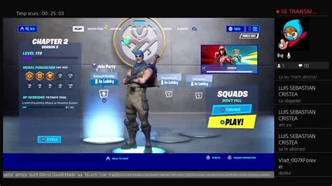 Live Romania Jucam Cu Abonati Fortnite Squad Creative Si Promovari