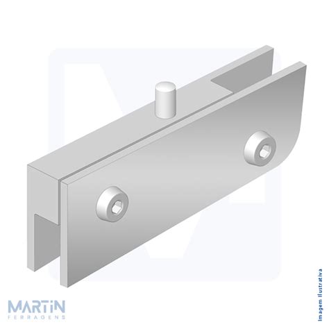 Suporte P Uni O De Vidros Em L C Contravento Duplo Direto Linha