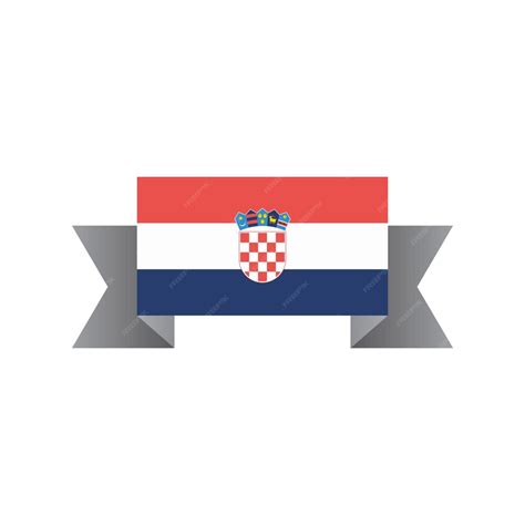 Premium Vector Illustration Of Croatia Flag Template