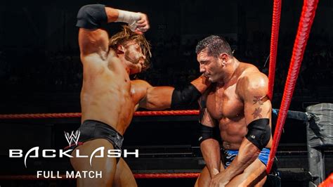 FULL MATCH Batista Vs Triple H World Heavyweight Title Match WWE