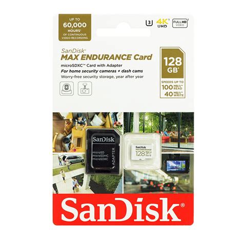 Sandisk 128gb Max Endurance Uhs I Micro Sdxc 100mbs Sdsqqvr 128g Gn6ia Suntechk