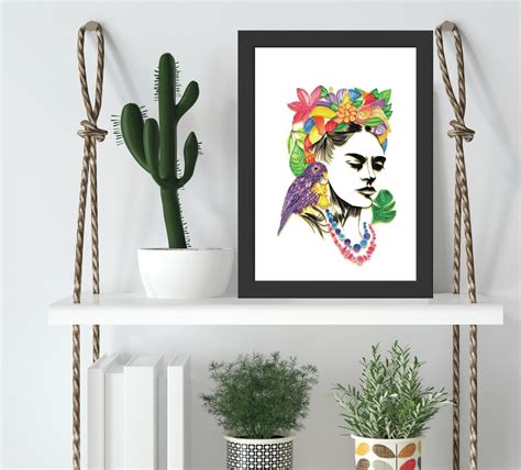 Quadro Frida Kahlo Elo Produtos Especiais