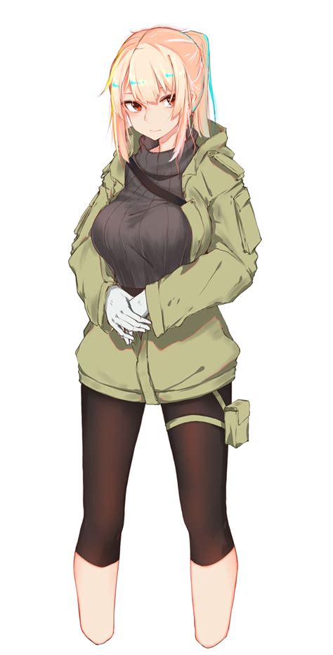 Safebooru 1girl Bangs Bike Shorts Black Sweater Blonde Hair Brown