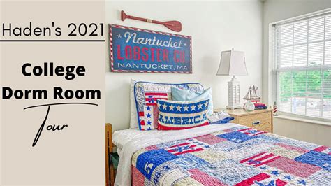 COLLEGE DORM ROOM TOUR 2021 Stevenson University Interior Design