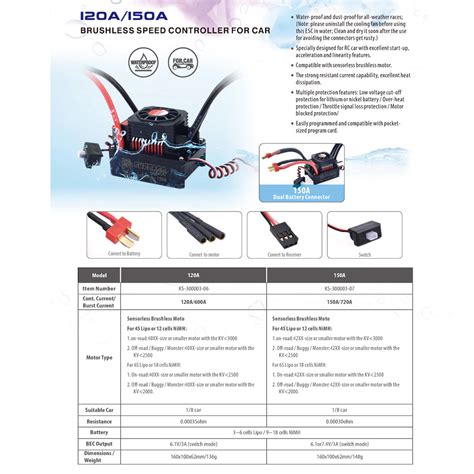 Other Parts Accessories Surpass Hobby Kk Kv Brushless