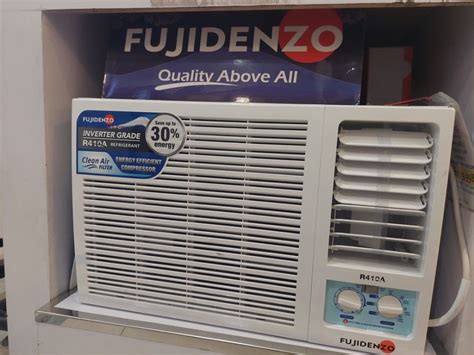 FUJIDENZO WINDOW TYPE REMOTE MANUAL PORTABLE NON INVERTER FULL DC