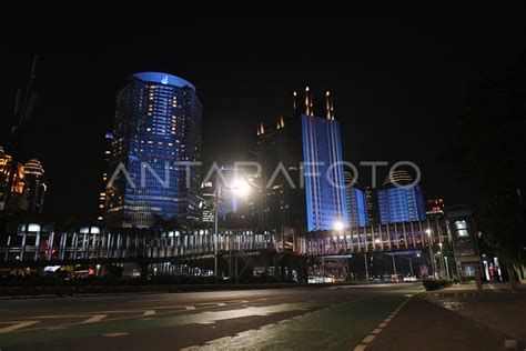 Penutupan Jalan Saat Gala Dinner Ktt Asean Antara Foto