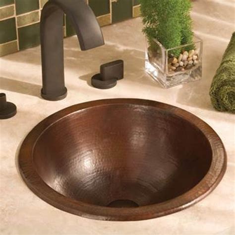 Native Trails Cps268 Hammered Copper Bathroom Sink Antique