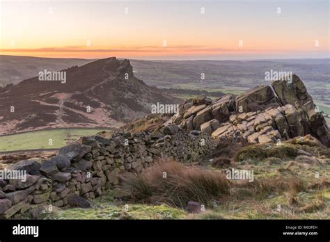 The Roaches Peak District Sunrise Stock Photo Alamy