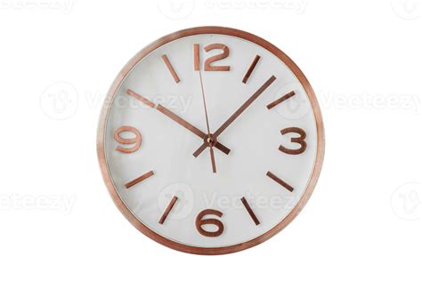 Bronze Wall Clock Isolated On A Transparent Background 21950168 Png