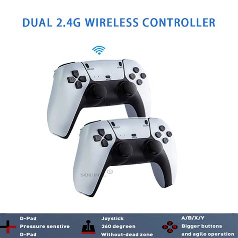 Dropshipping 4k M5 Video Game Console Double Wireless Controller For