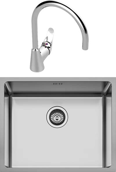 Комплект Мойка кухонная Seaman Eco Roma SMR-5444A + Смеситель Vidima ...