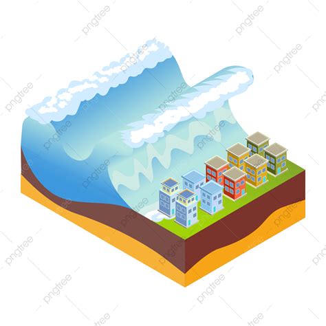 Natural Disasters Clipart Transparent Png Hd 2 5d Illustration Of