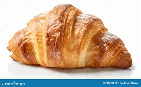 Croissant Isolated On White Stock Illustration Illustration Of Baking