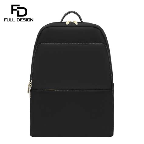 Full Design Lady Waterproof 14inch Laptop Backpack School Bag Work Bag