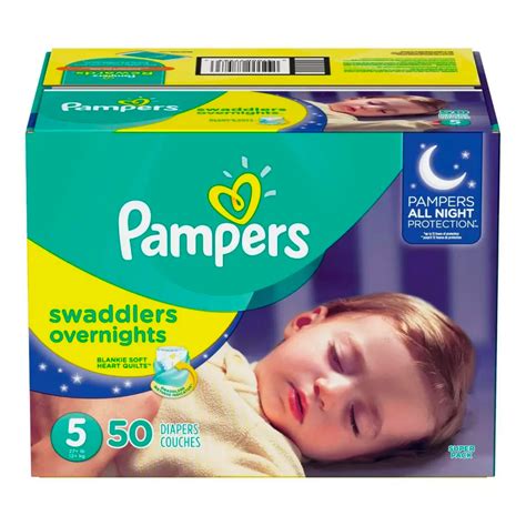 Pampers Swaddlers Overnights Diapers Super Pack Size Count Medaki