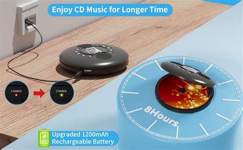 Cd Player Portable Hernido Portable Cd Player For Car With