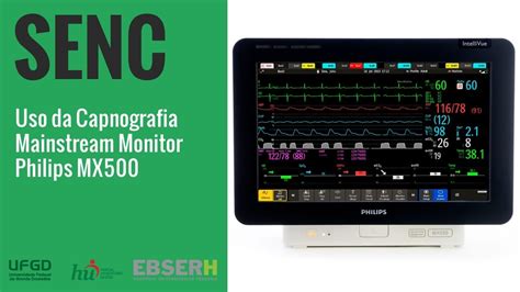 Uso Da Capnografia Mainstream Monitor Philips MX500 YouTube