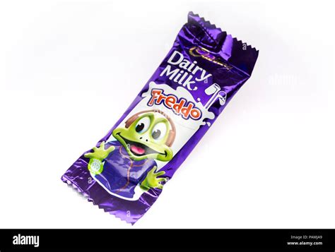 Cadbury Freddo chocolate bar on a white background Stock Photo - Alamy