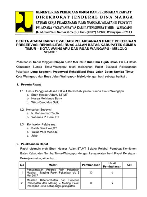 Contoh Mc Rapat Kerja Terbaru