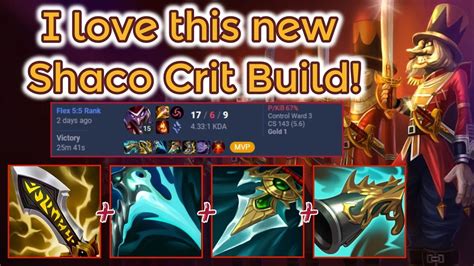 New Shaco Crit Build S13 Infinity Prowlers League Of Legends Full