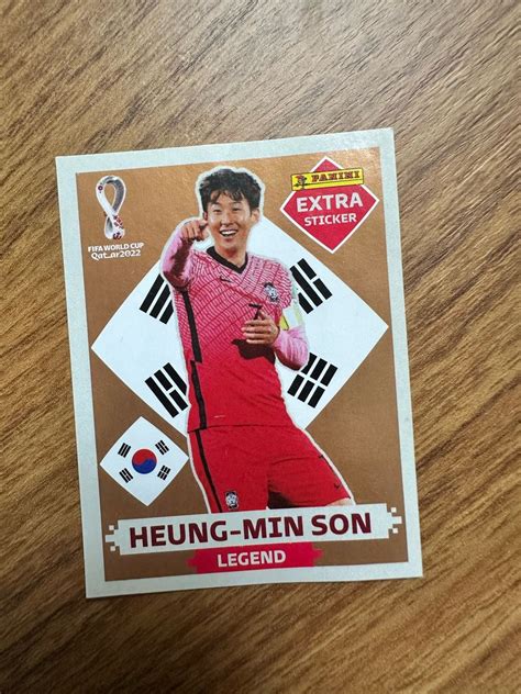 Heung Min Son Figurinha Legend Copa Bronze Cacareco Panini Nunca